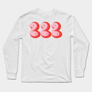 222 Angel Number Long Sleeve T-Shirt